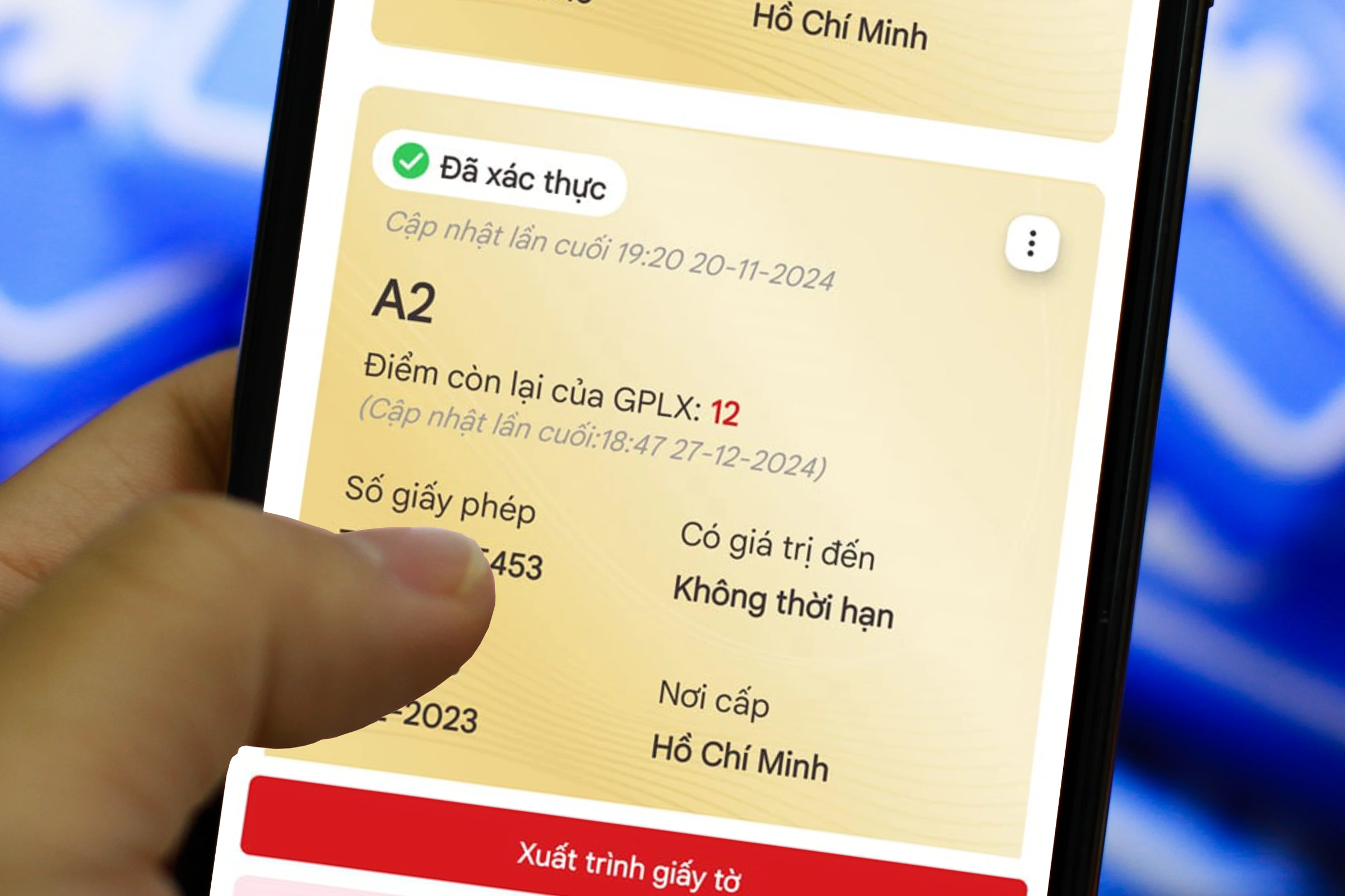 Hệ thống trừ điểm bằng lái xe từ năm 2025